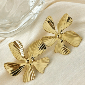 Boucles d'oreilles Fleurs – Image 3