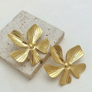 Boucles d'oreilles Fleurs – Image 2
